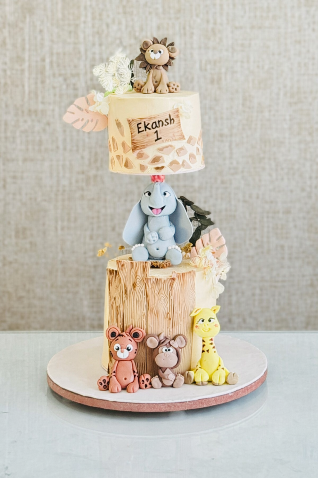 Jungle Safari Theme Cake